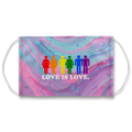 Love is Love Marble Dye Face Mask