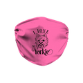 I Love my Yorkie Pink Face Mask