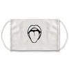 Toon Mouth Tongue White Face Mask