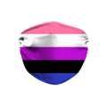 Genderfluid Flag Face Mask