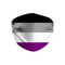 Asexual Flag Face Mask