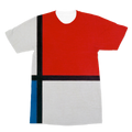Composition II in Red, Blue, and Yellow (1930) by Piet Mondrian All-Over Print T-Shirt