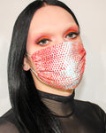 Sparkyle Studio Comic Book Blue_Red Face Mask