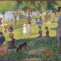 Study for "A Sunday on La Grande Jatte" (1884) by Georges Seurat Face Mask