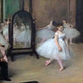 The Dancing Class (1870) by Edgar Degas Face Mask