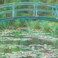The Japanese Footbridge (1899) by Claude Monet Face Mask