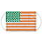 Irish American Flag Face Mask