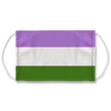 Genderqueer Flag Face Mask