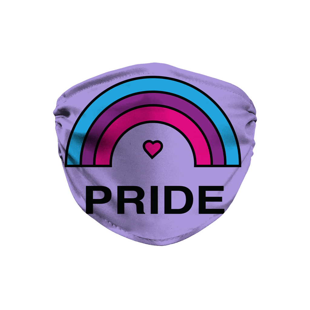 Bisexual Pride Rainbow Face Mask