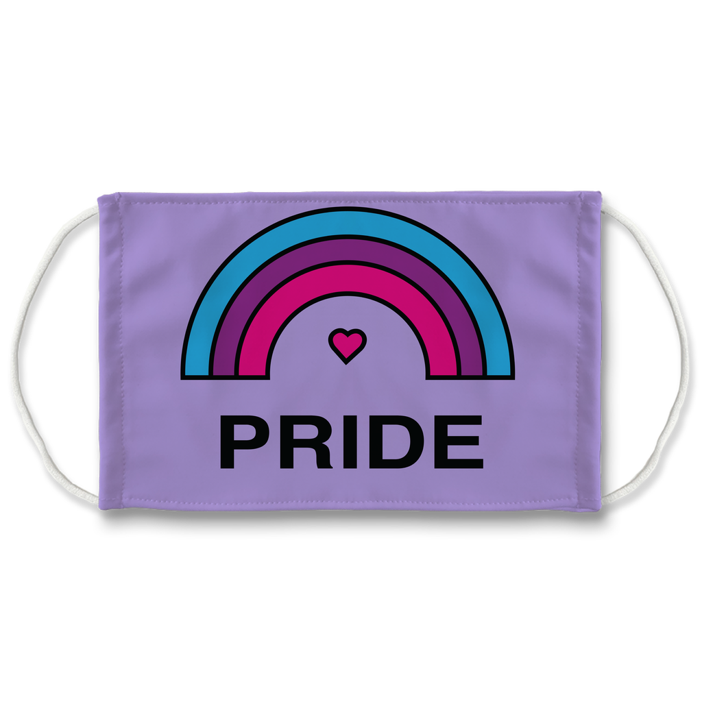 Bisexual Pride Rainbow Face Mask