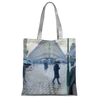 Paris Street Rainy Day (1877) by Gustave Caillebotte Tote Bag