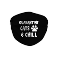 Quarantine Cats & Chill Face Mask